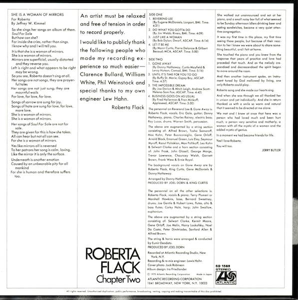 Back, Flack, Roberta - Chapter Two